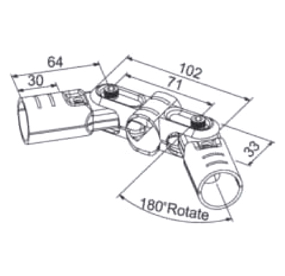 [Metal joint set]GA-15S(Metal Joint, Mount Clamp)