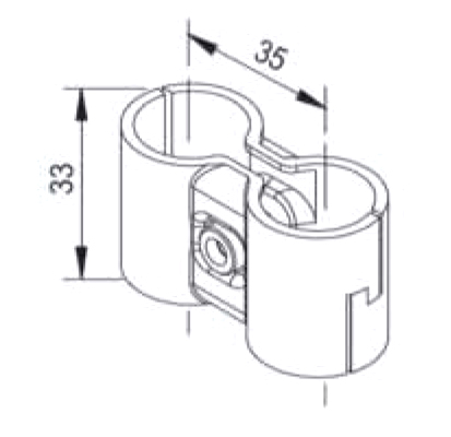 [Metal joint set]GA-28(Metal Joint, Parallel Interlockl)