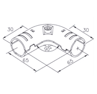 [Metal joint set]GA-110S(Metal Joint, 110deg)