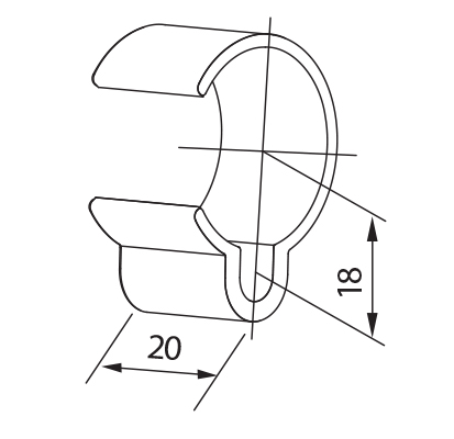 [Plastic Joint]GAP-6B(Label Holder)