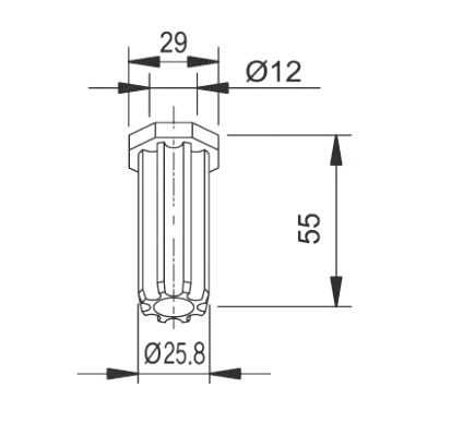 [Plastic Joint]GAP-9C(Grip Bushing(Coating Pipe :Ø28×T1.0))