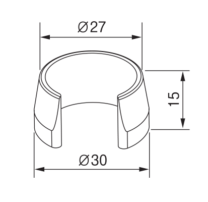 [Plastic Joint]GAP-11(Taper Edge)