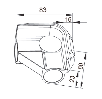 [Plastic Joint]GAP-14(Corner Cushion)