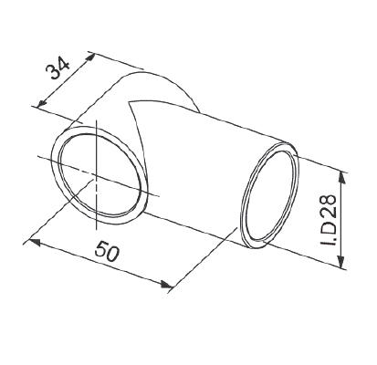 [Plastic Joint]GAP-18(Right Angle Short)