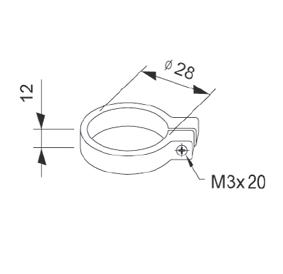 [Plastic Joint]GAP-23(Ring Clamp)