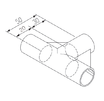 [Plastic Joint]GAP-29A(3-Way Flat)