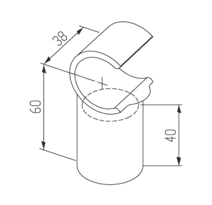 [Plastic Joint]GAP-31(Right Angle Clip On)