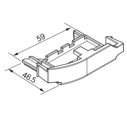 [Plastic Joint]GAP-65(Corner Support Cap)