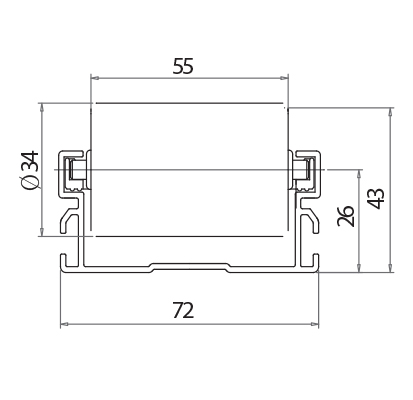 [Quiet noise roller, Pitch:42]GPR7042B