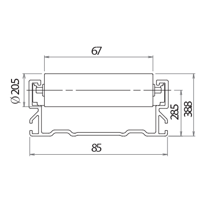 [Quiet noise roller, Pitch:22.5]GPR8523S