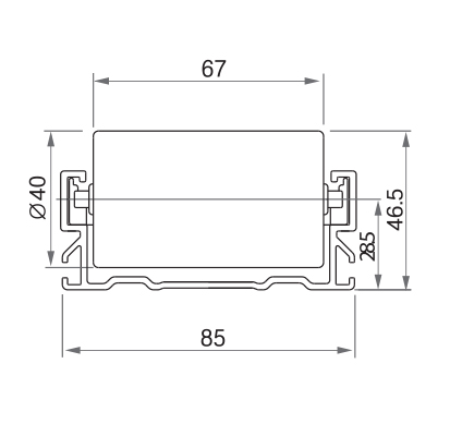 [Quiet noise roller, Pitch:45]GPR8545B