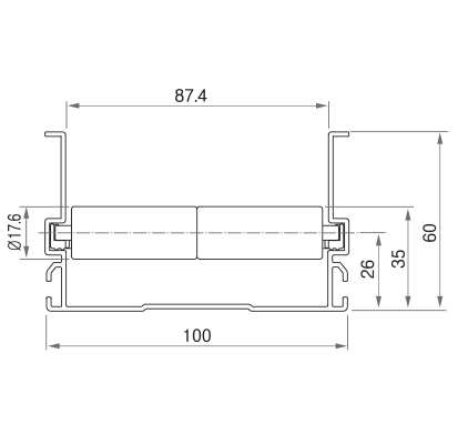 [Quiet noise roller, Pitch:21]GPR1021BFS